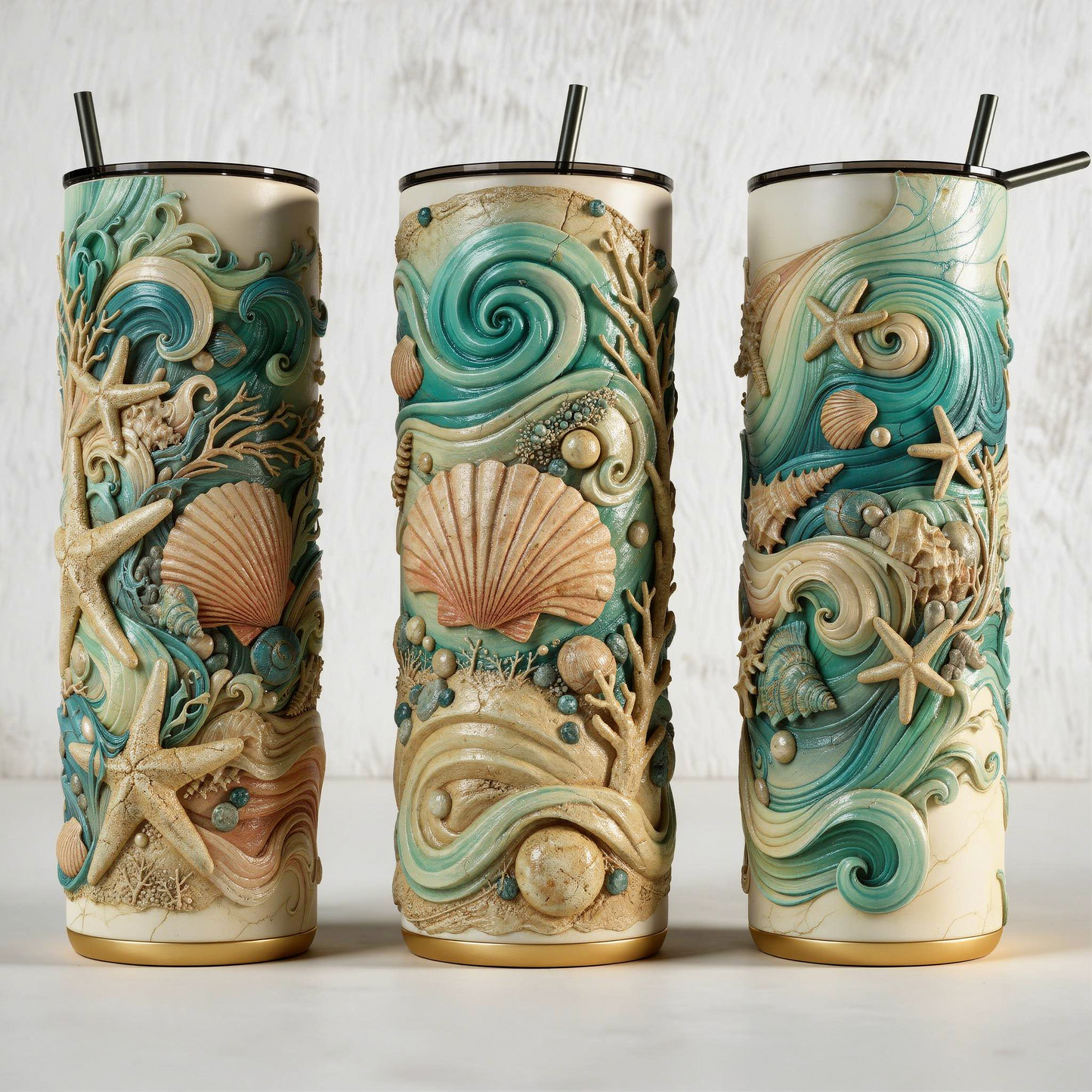 Sea Shells Tumbler Bottle