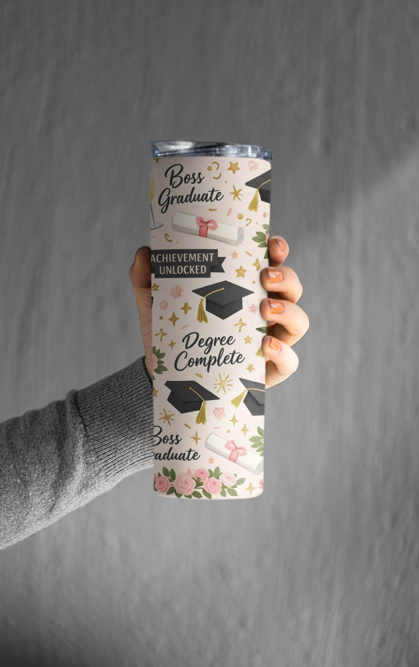 SHE did It Tumbler Bottle