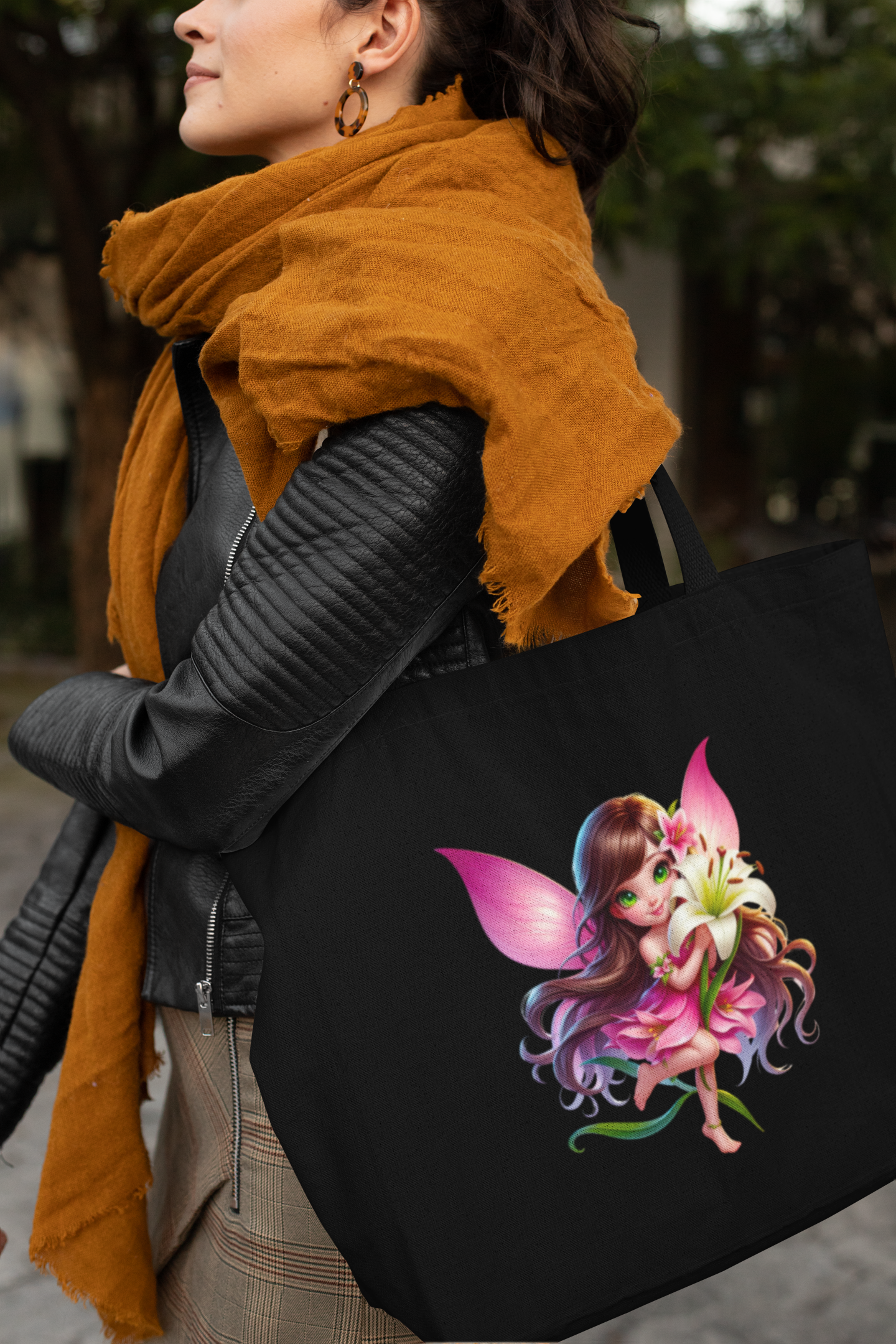 Lily Fairy Everyday Large Tote Bag