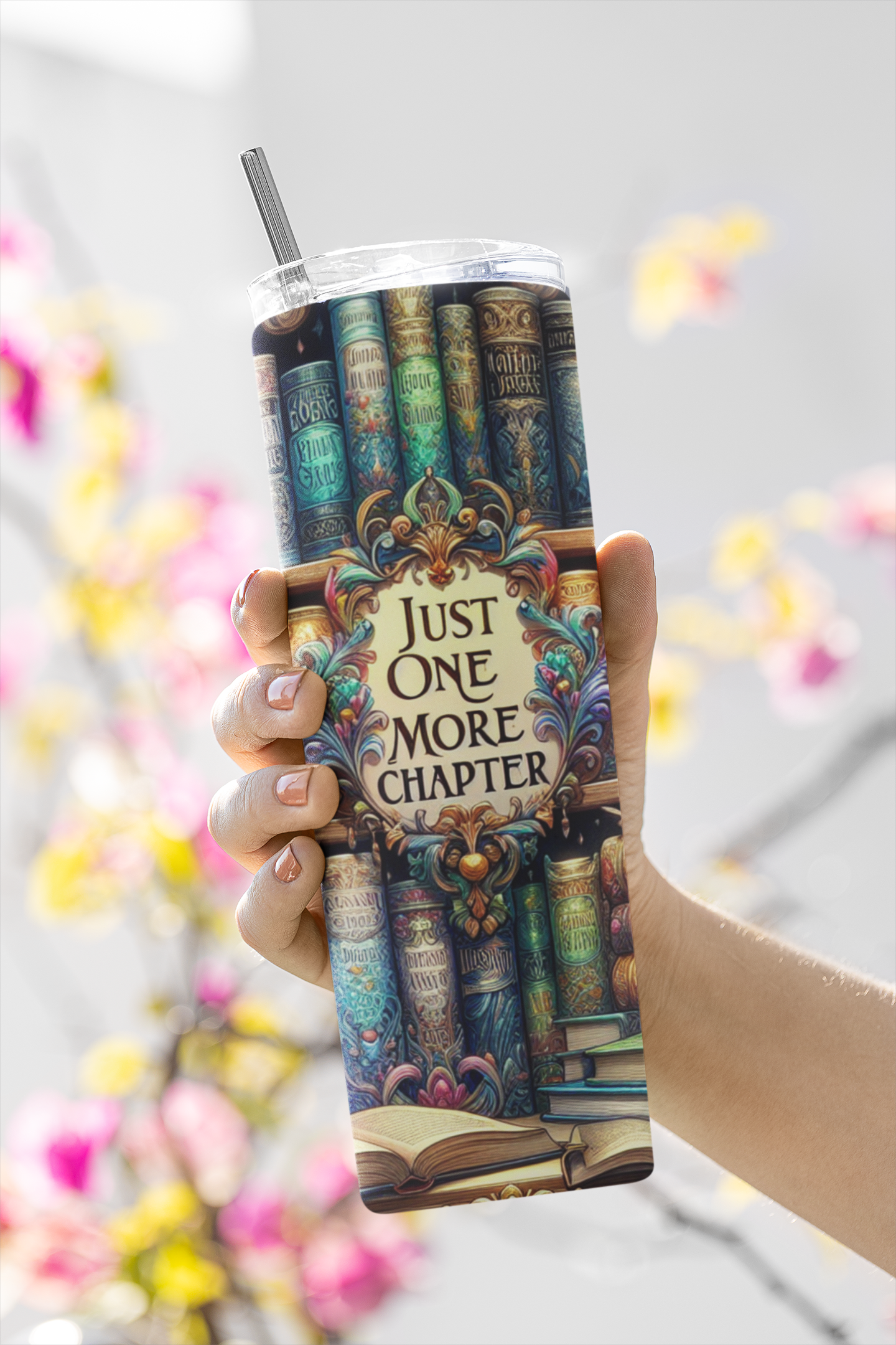 One More Book Tumbler Bottle