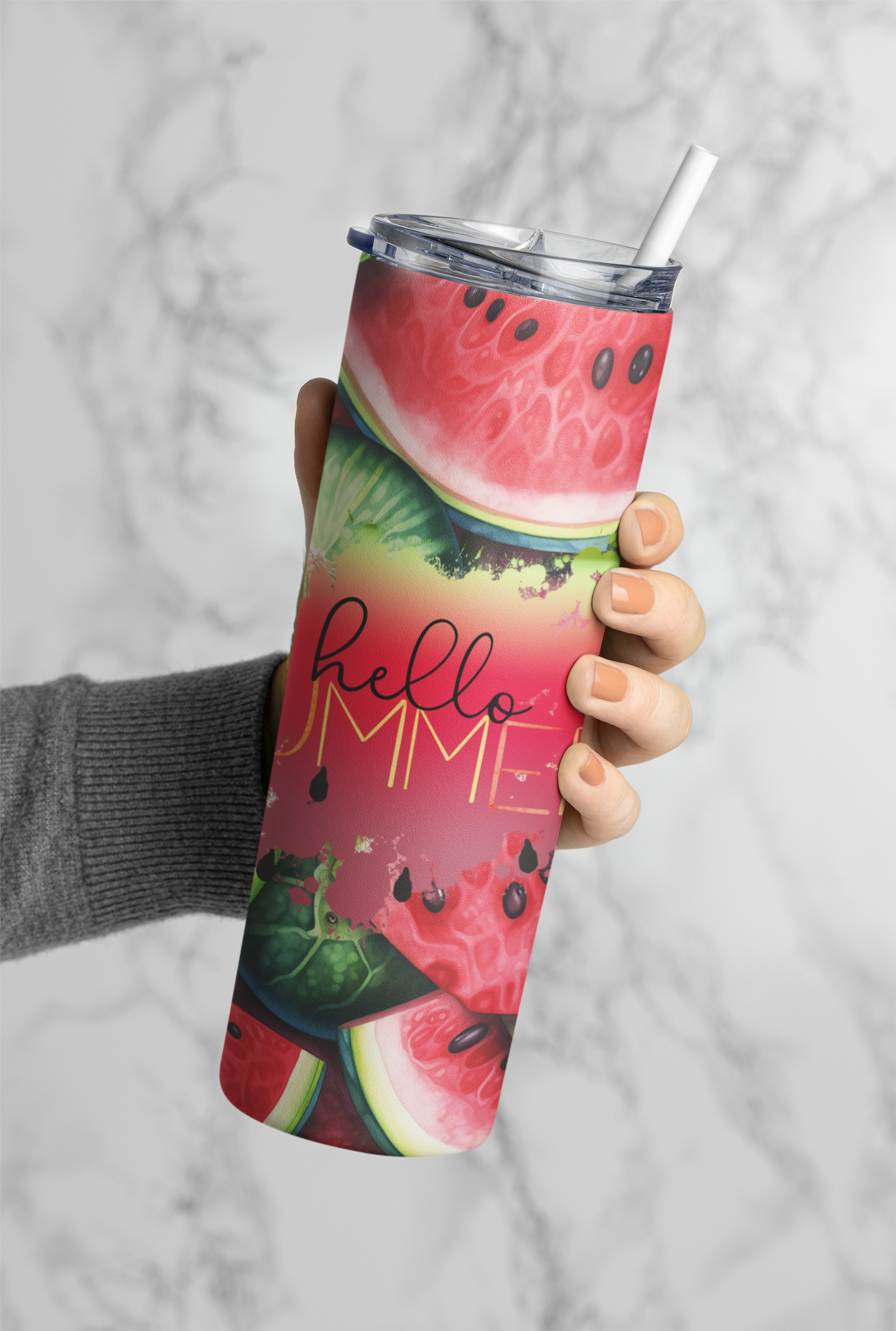 Water Melon Tumbler Bottle