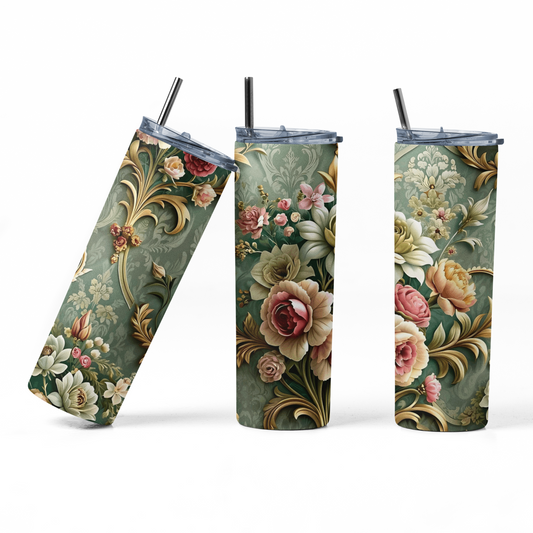 Floral Bunch Tumbler Bottle