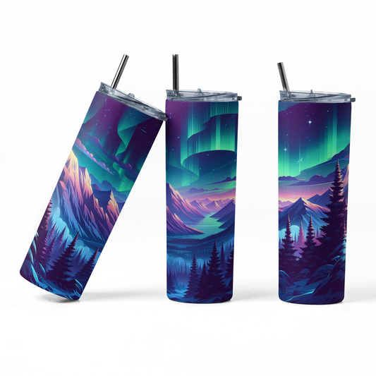 Northern Lights Tumbler Bottle