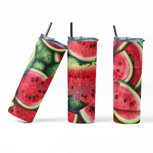 Water Melon Tumbler Bottle