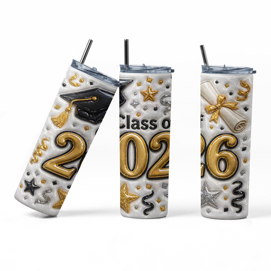 Class of 2026 Tumbler Bottle