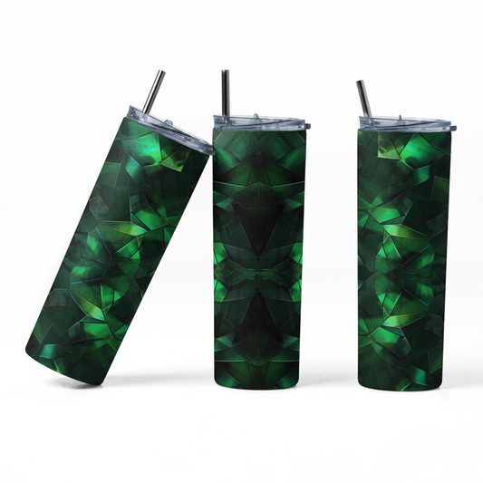 Green Holographic Tumbler Bottle