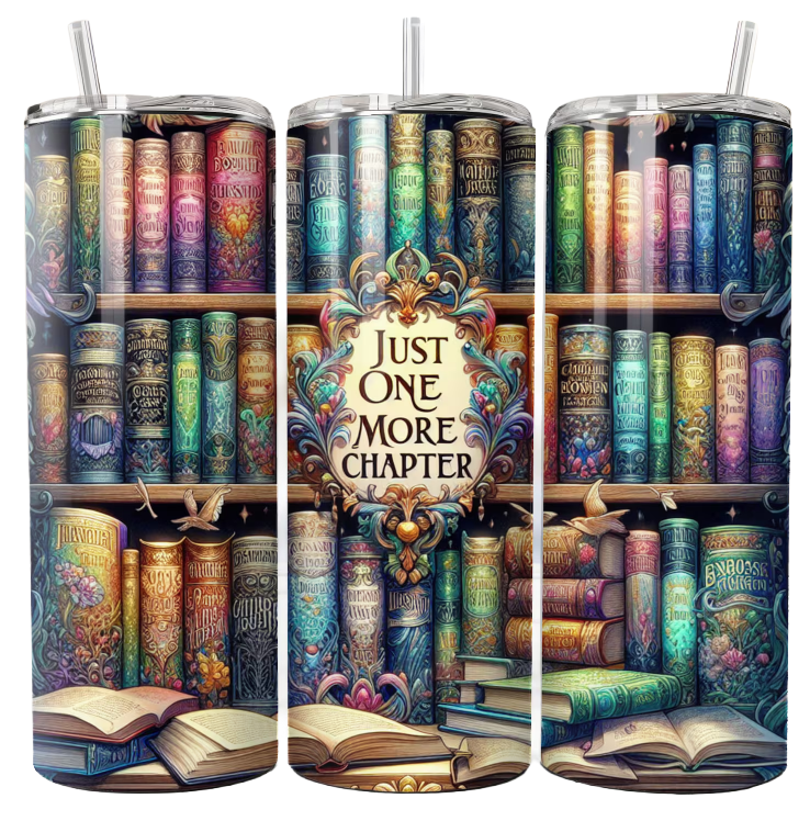 One More Book Tumbler Bottle