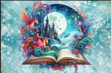 Fantasy Book Sipper Bottle