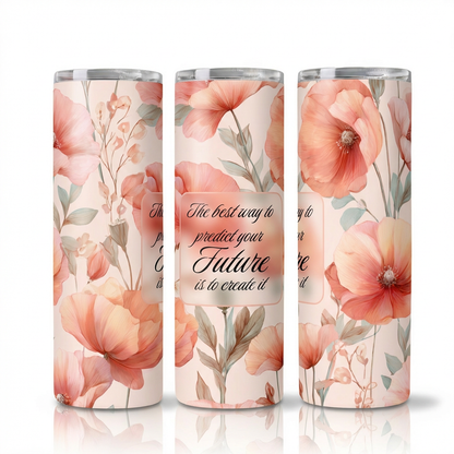 Poppy Flowers Tumbler Bottle
