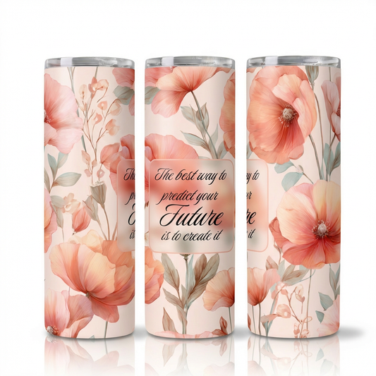Poppy Flowers Tumbler Bottle