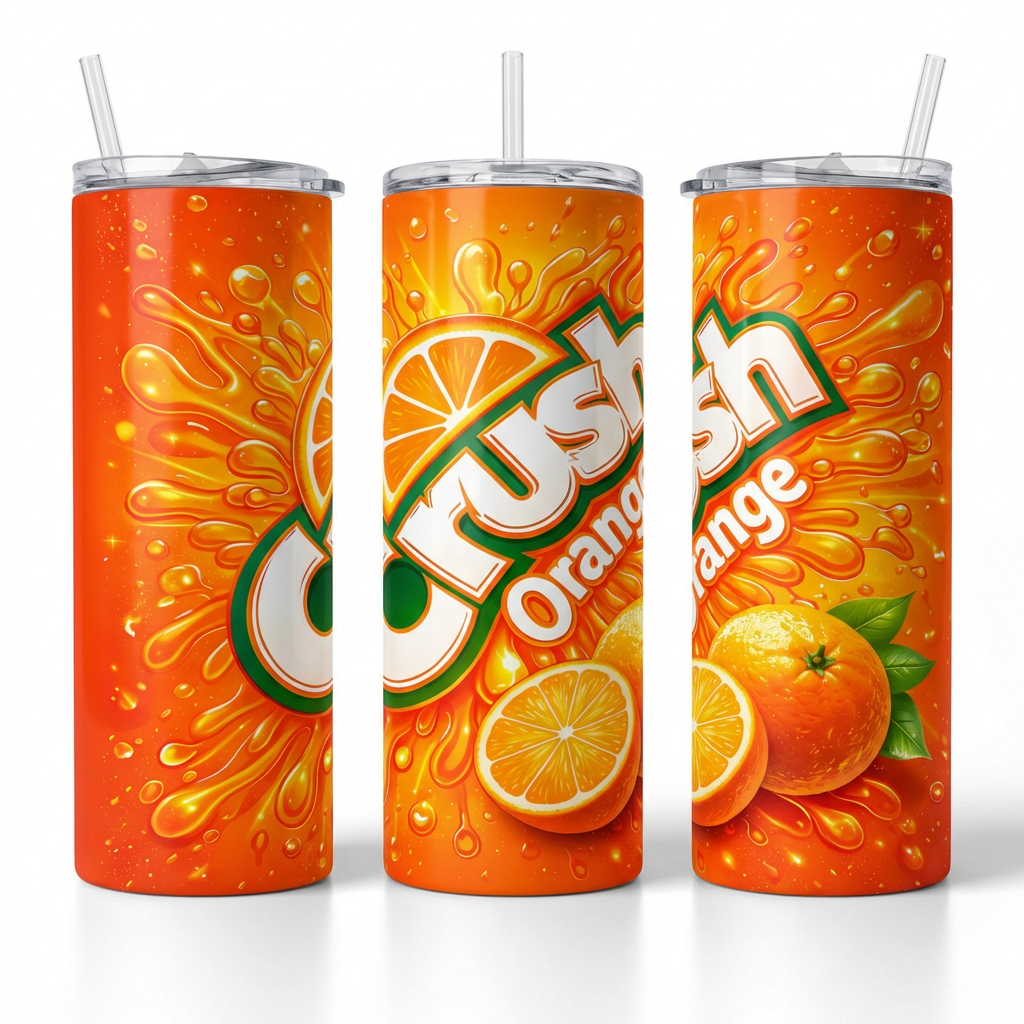 Orange Crush Tumbler Bottle