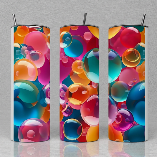 Neon Bubble Tumbler Bottle