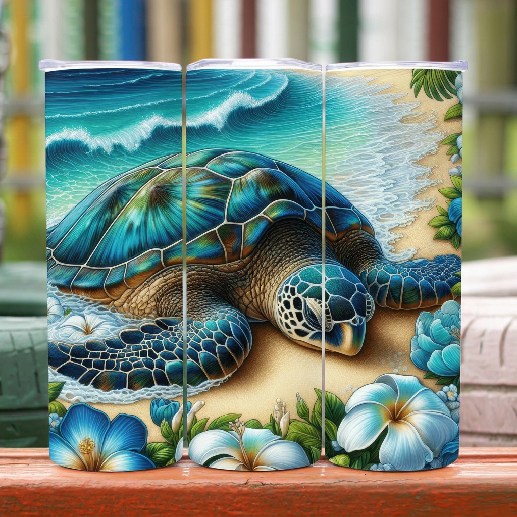 Sea Turtle Tumbler Bottle