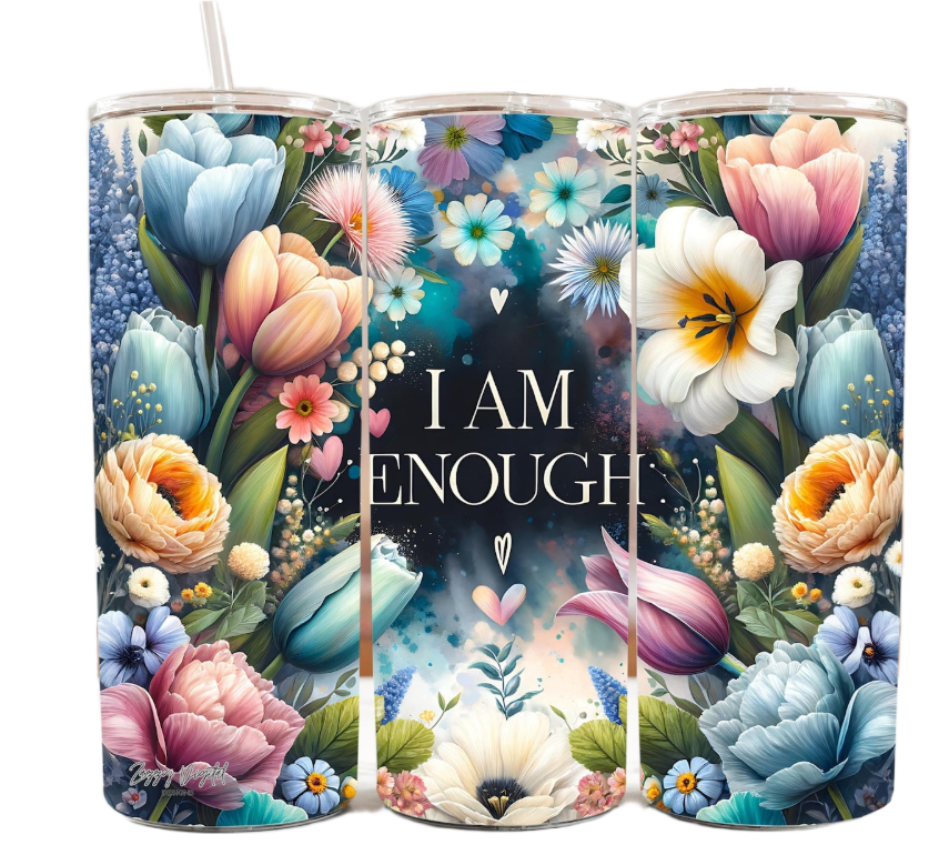 I Am Enough Tumbler Bottle