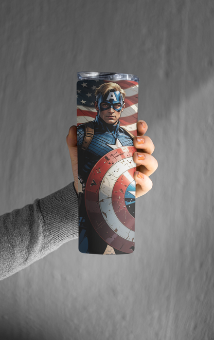 Captain America Tumbler Bottle