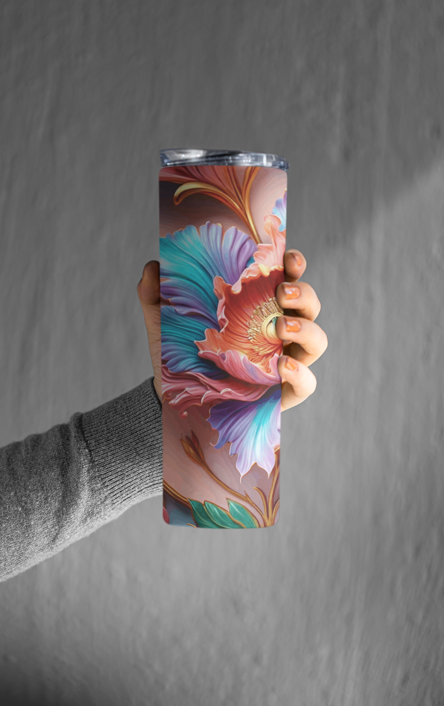 Floral 002 Tumbler Bottle