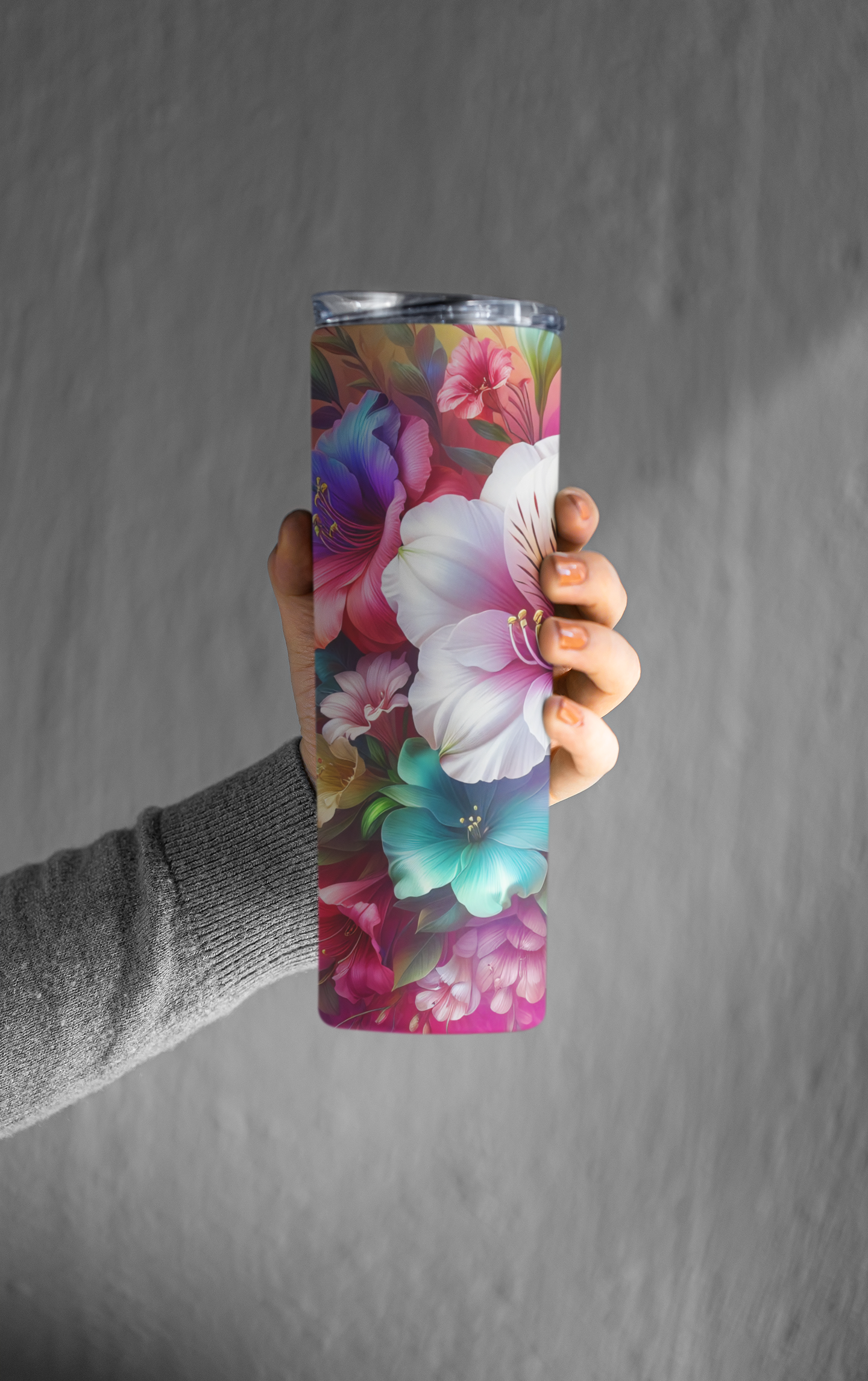 Vibrant Lilies Tumbler Bottle