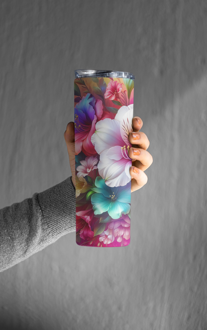 Vibrant Lilies Tumbler Bottle