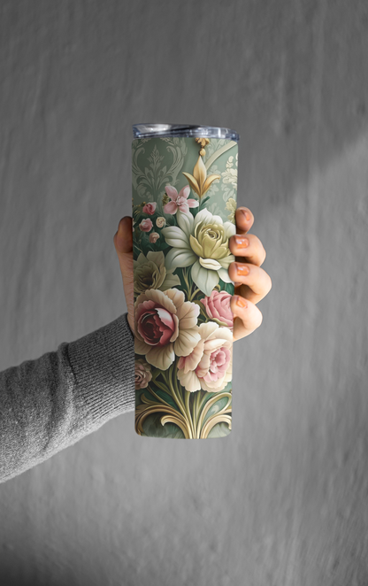 Floral Bunch Tumbler Bottle