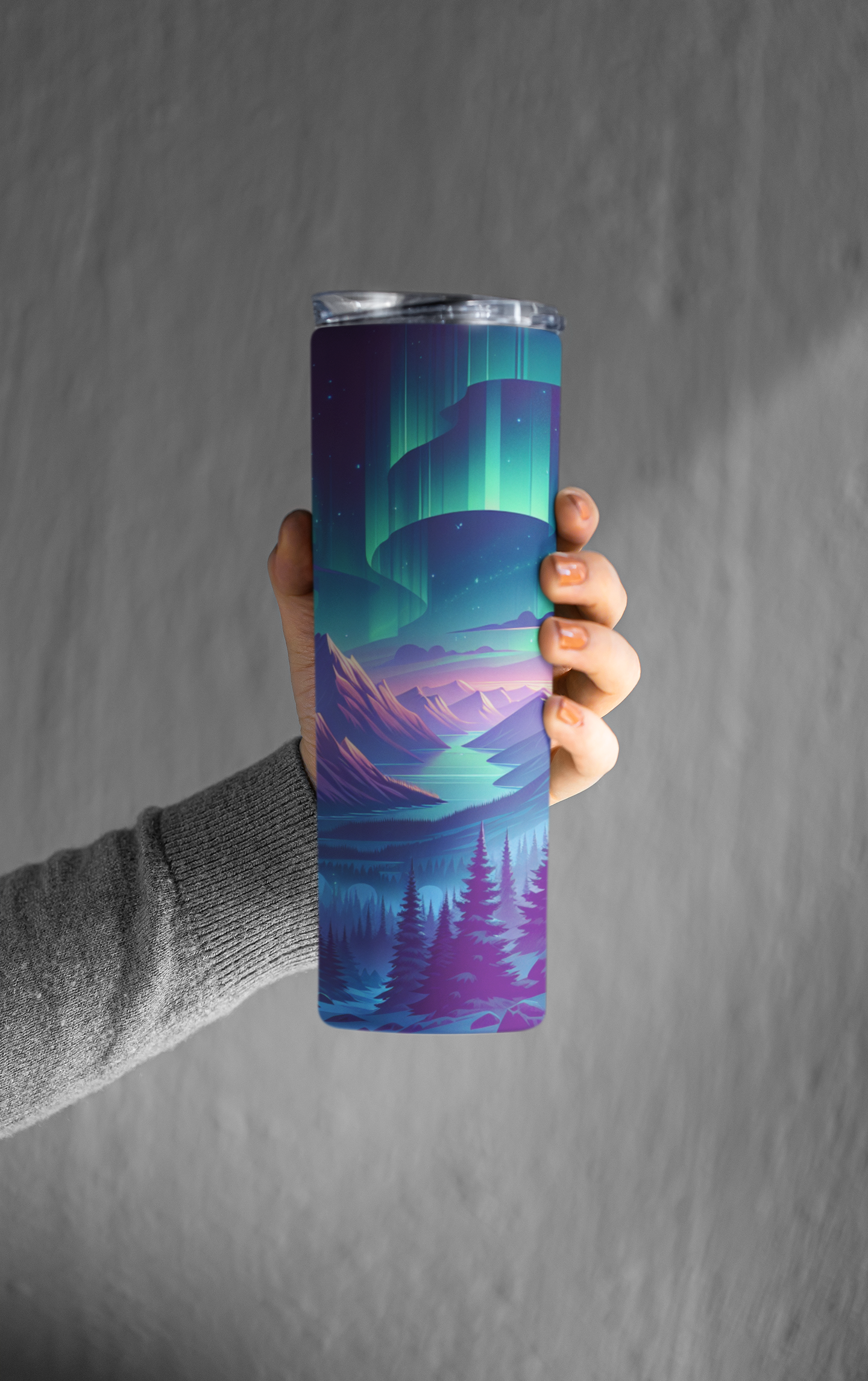 Northern Lights Tumbler Bottle