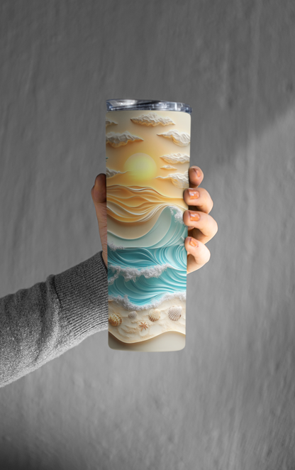 Ocean Serenity Tumbler Bottle