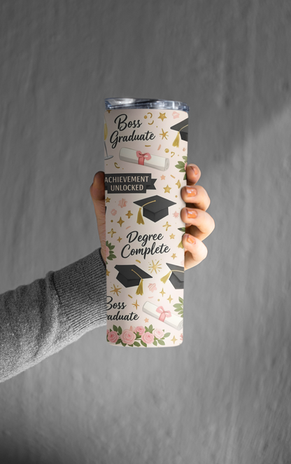 SHE did It Tumbler Bottle