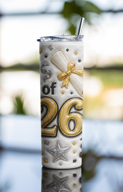 Class of 2026 Tumbler Bottle