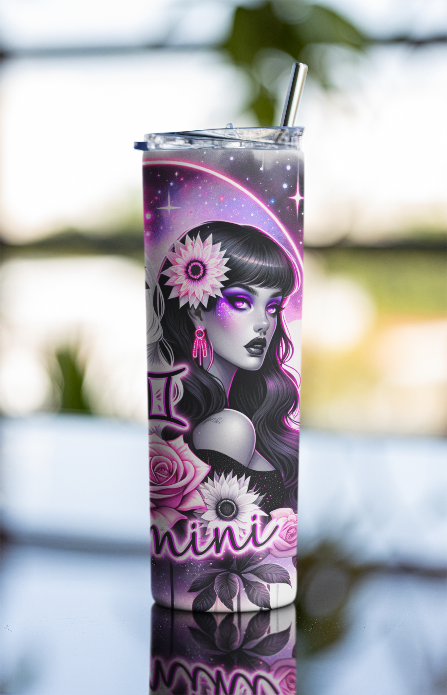 Gemini Zodiac Tumbler Bottle