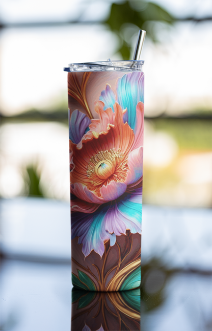 Floral 002 Tumbler Bottle