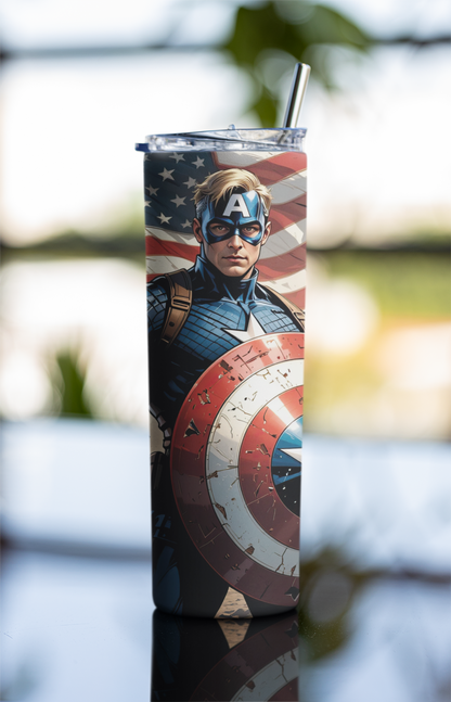 Captain America Tumbler Bottle