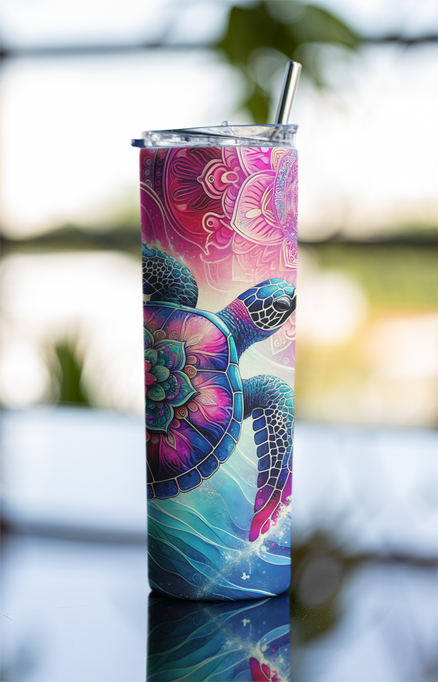Turtle Tumbler Bottle