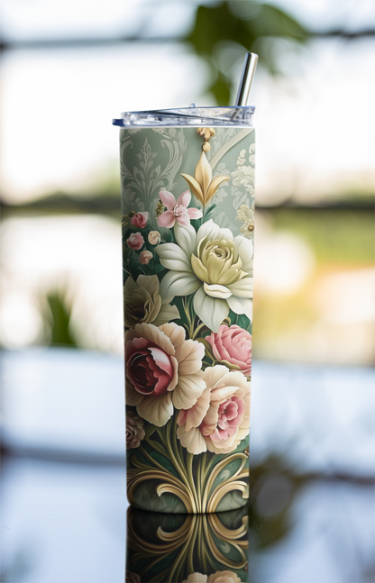 Floral Bunch Tumbler Bottle