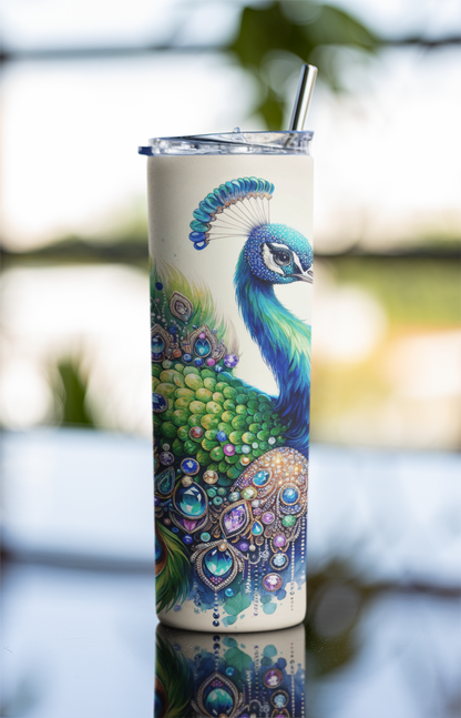 Peacock Tumbler Bottle