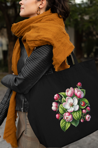 Apple Blooms Everyday Large Tote Bag