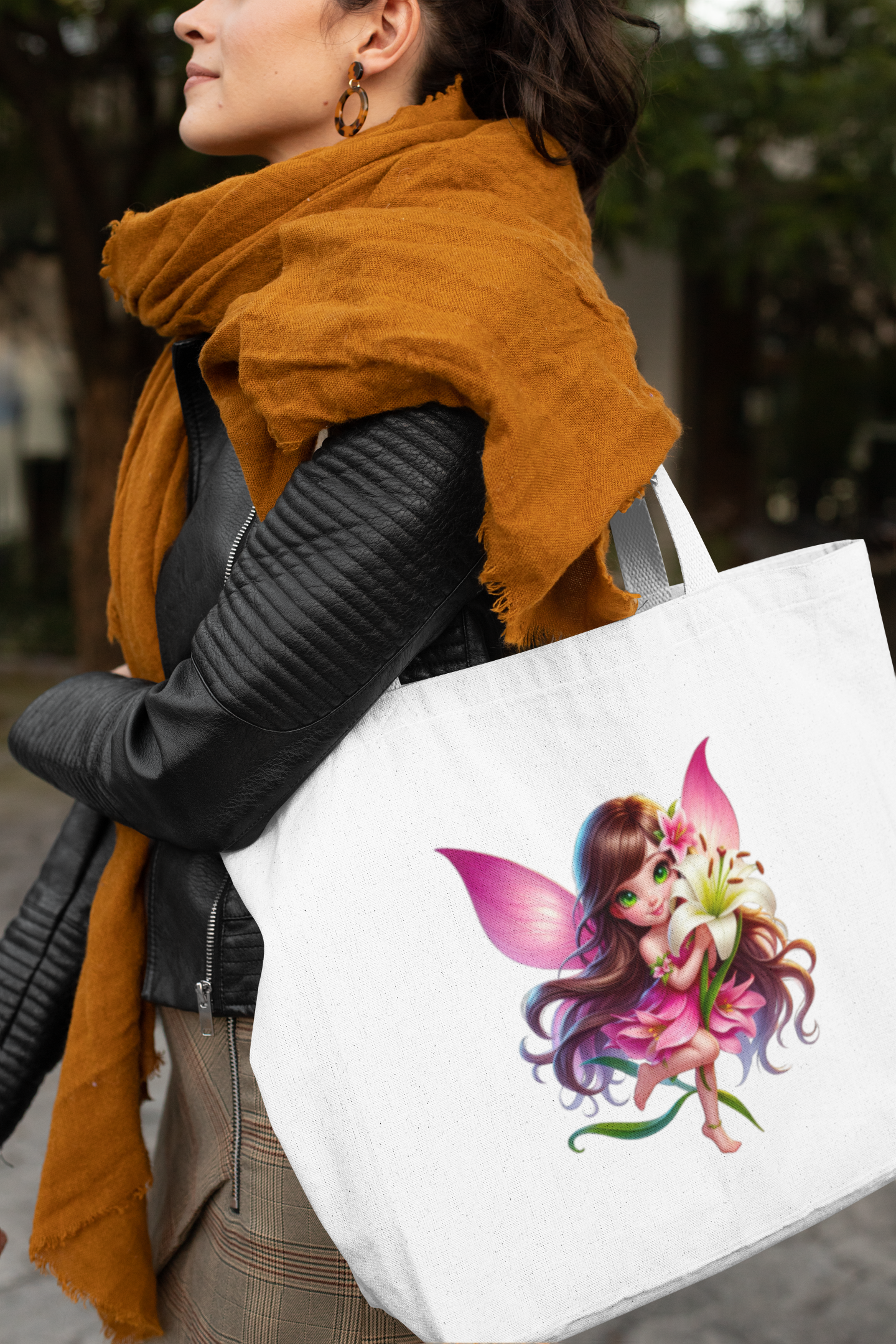 Lily Fairy Everyday Large Tote Bag
