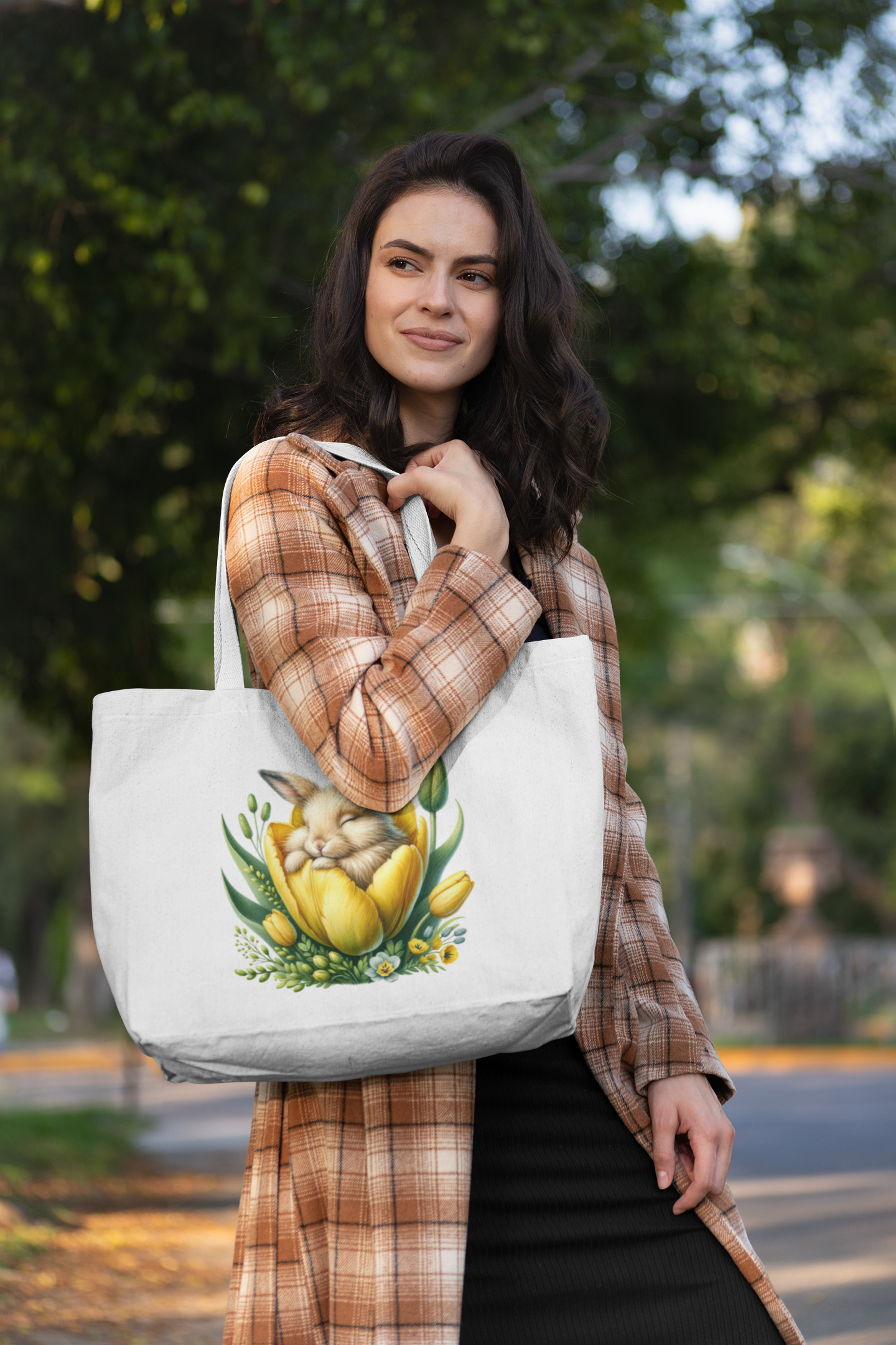 Easter Bunny Everyday Large Tote Bag