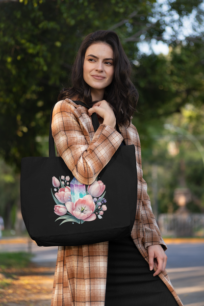 Tulip and Crystal Everyday Large Tote Bag