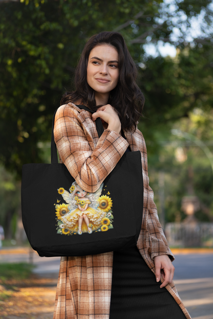 Sunflower Fairy Everyday Large Tote Bag