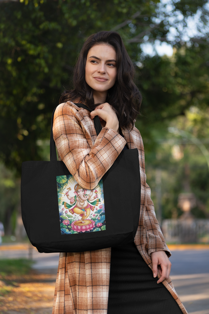 Dancing Ganesha Everyday Large Tote Bag