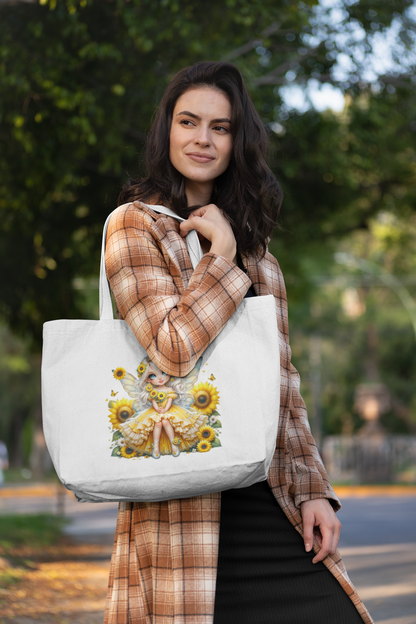 Sunflower Fairy Everyday Large Tote Bag
