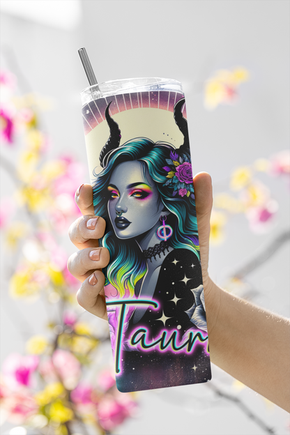 Taurus Zodiac Tumbler Bottle