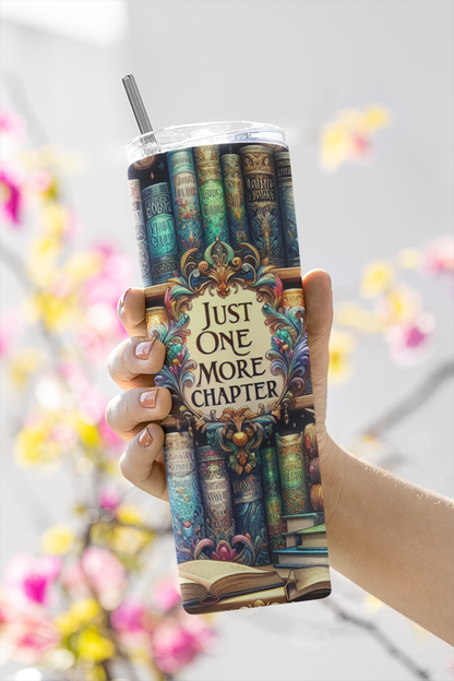 One More Book Tumbler Bottle