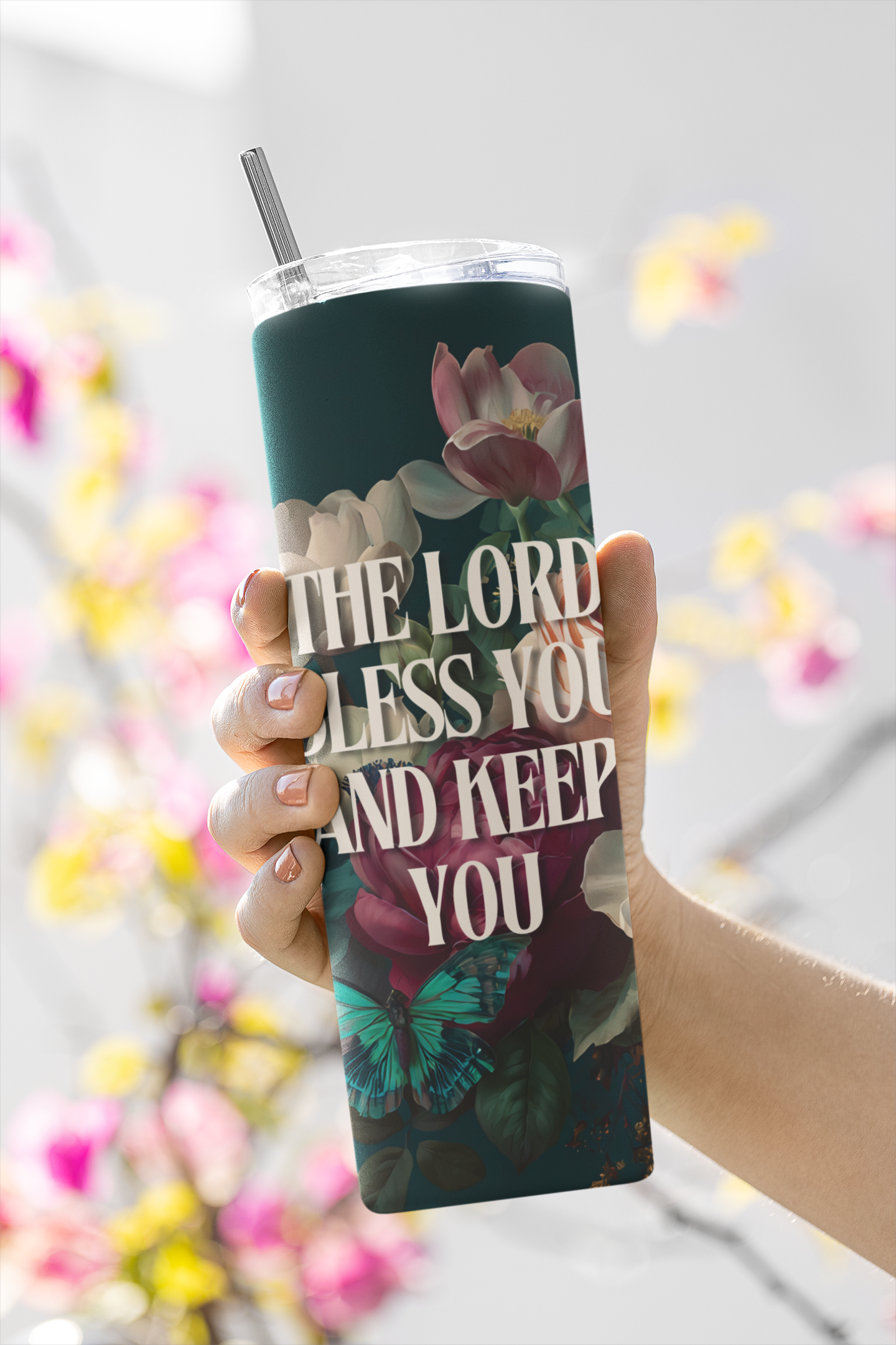 The Lord Bless You Tumbler Bottle