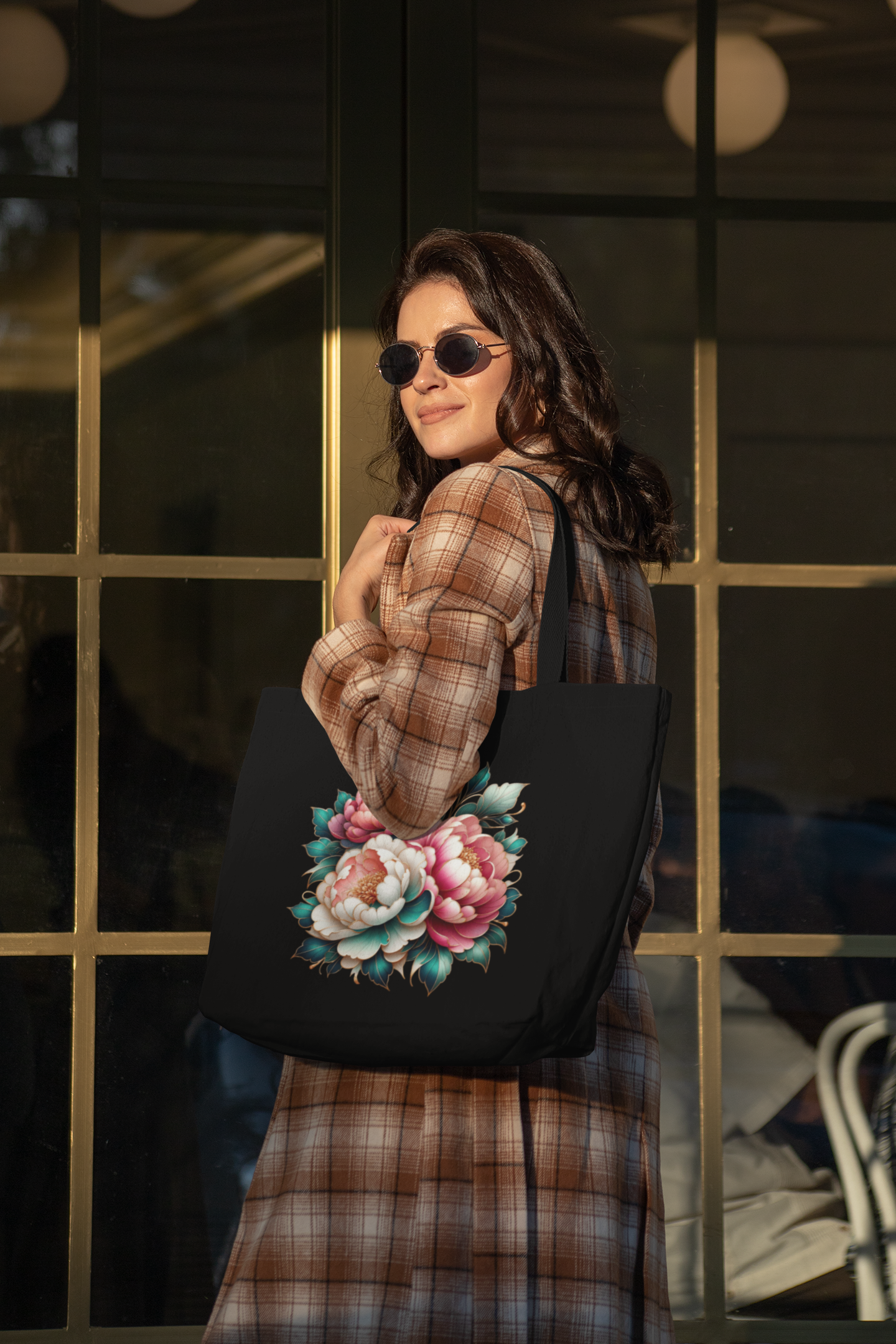 Peonies Flowers888 Everyday Large Tote Bag
