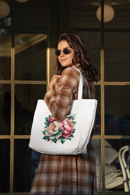 Peonies Flowers888 Everyday Large Tote Bag