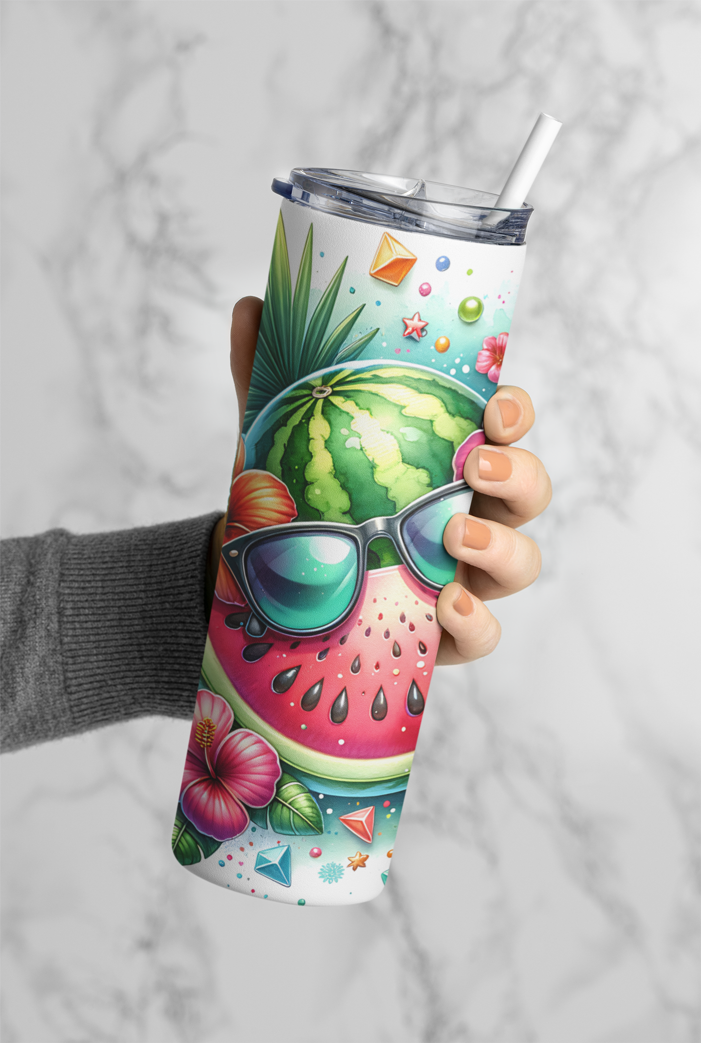 Water Melon 002 Tumbler Bottle