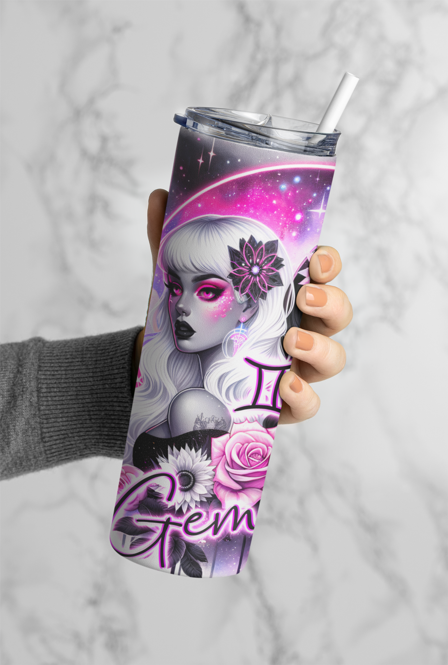 Gemini Zodiac Tumbler Bottle