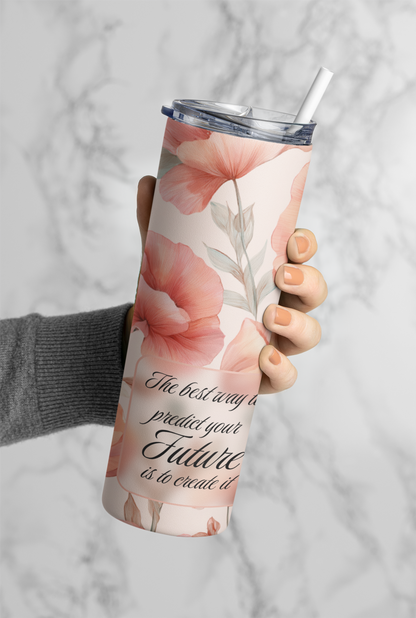 Poppy Flowers Tumbler Bottle