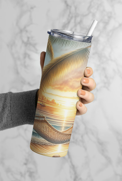 Sunset Beach Tumbler Bottle
