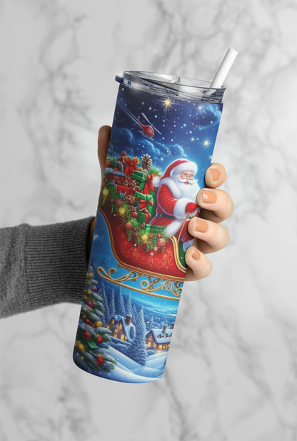Santa Tumbler Bottle